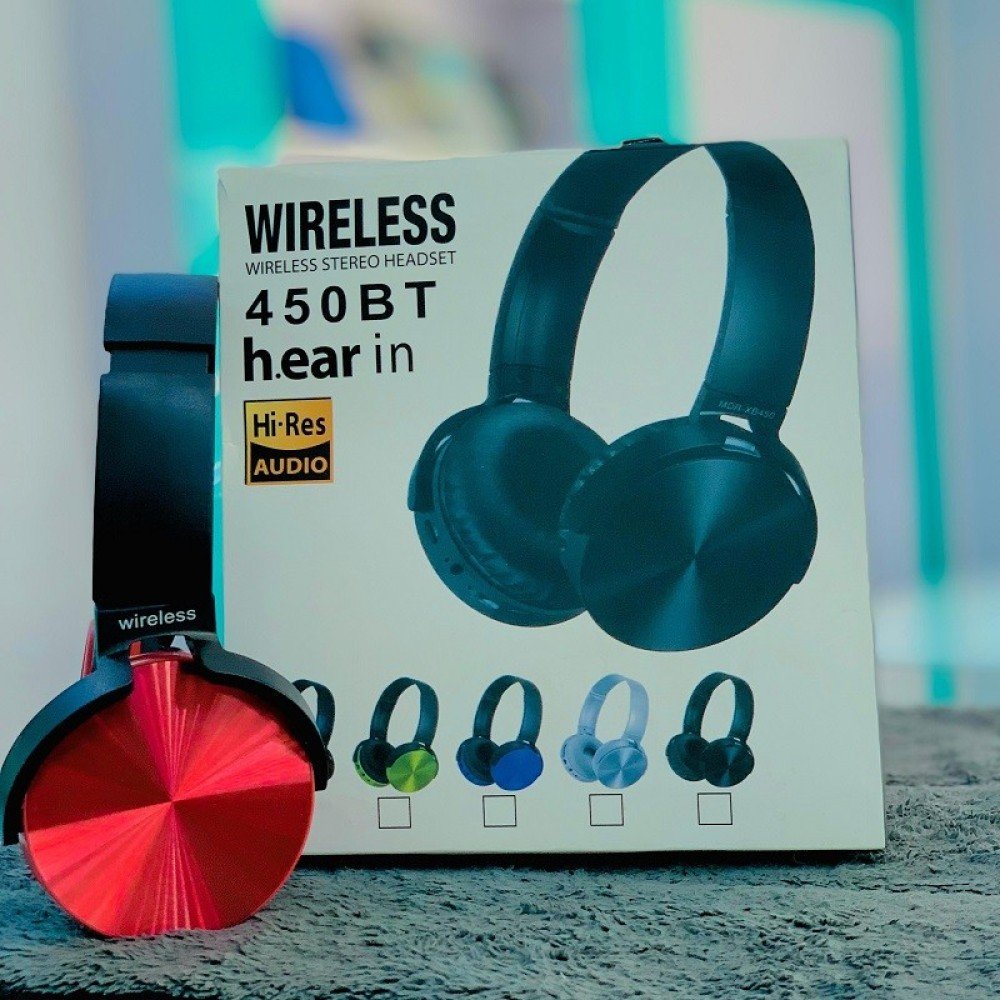 New head phone 450 BT Extra Bass Wireless Bluetooth Headphone