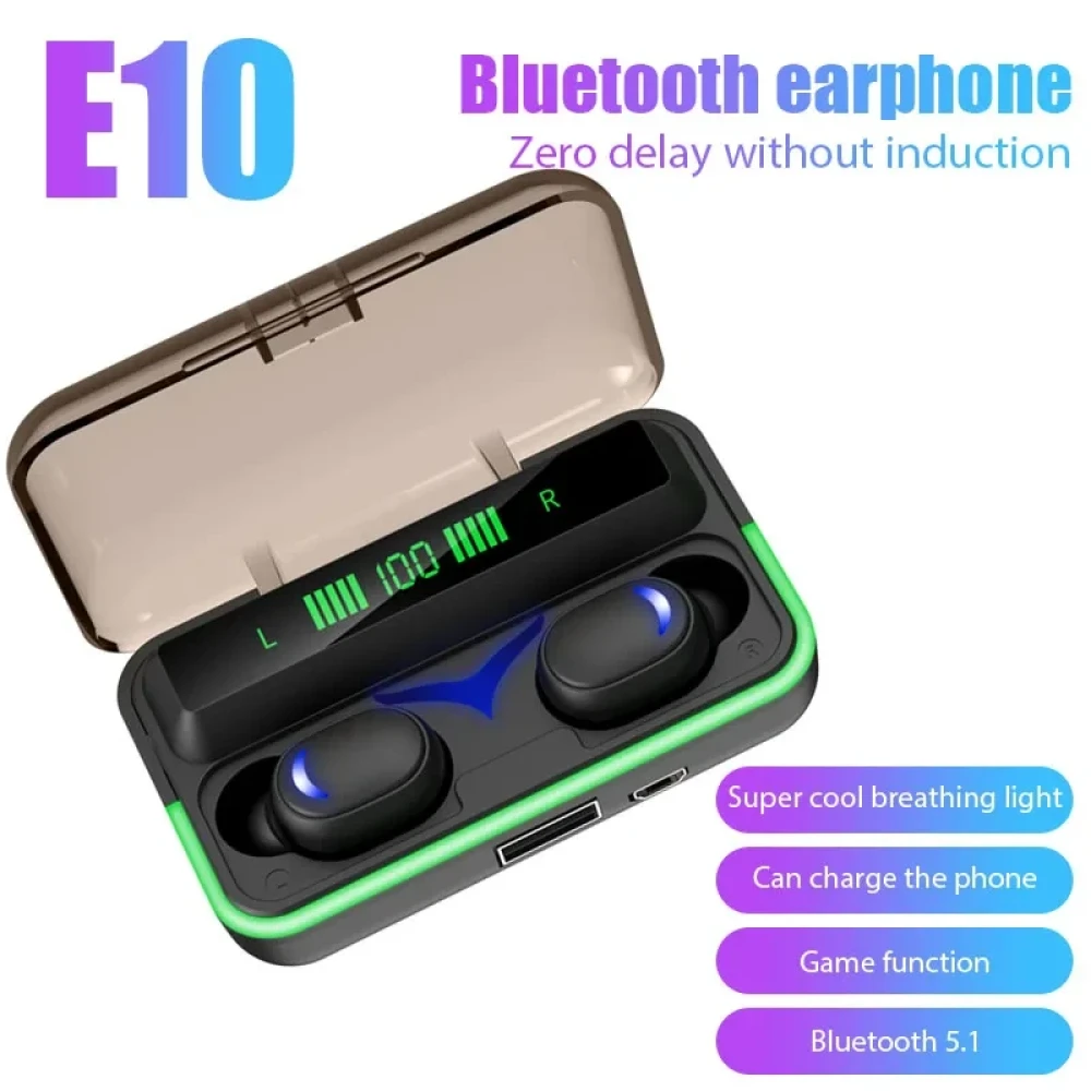 E10 TWS Bluetooth Earphone