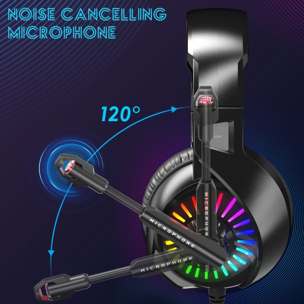 Cshidworld Gaming Headset with Microphone
