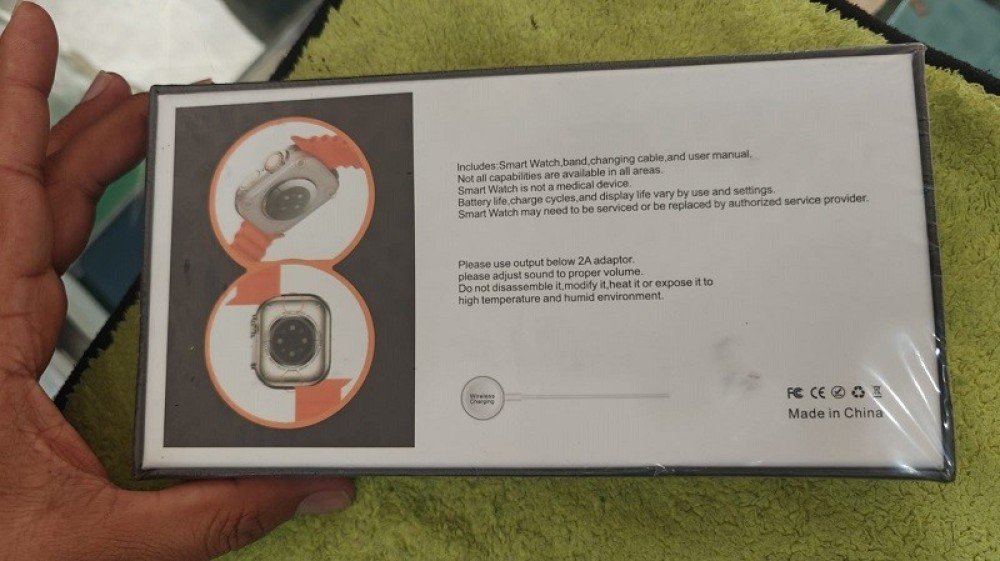 T1000 Ultra Smartwatch 1.99" Infinite Display 6 Pcs Combo