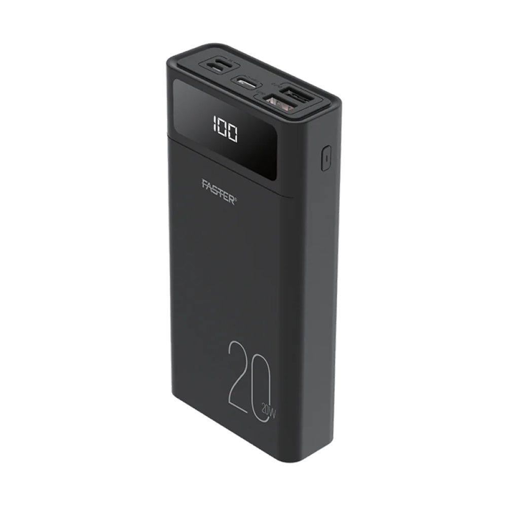 FASTER S20 PD-20W Qualcomm Quick Charge 3.0 Power Bank 20000 MAh
