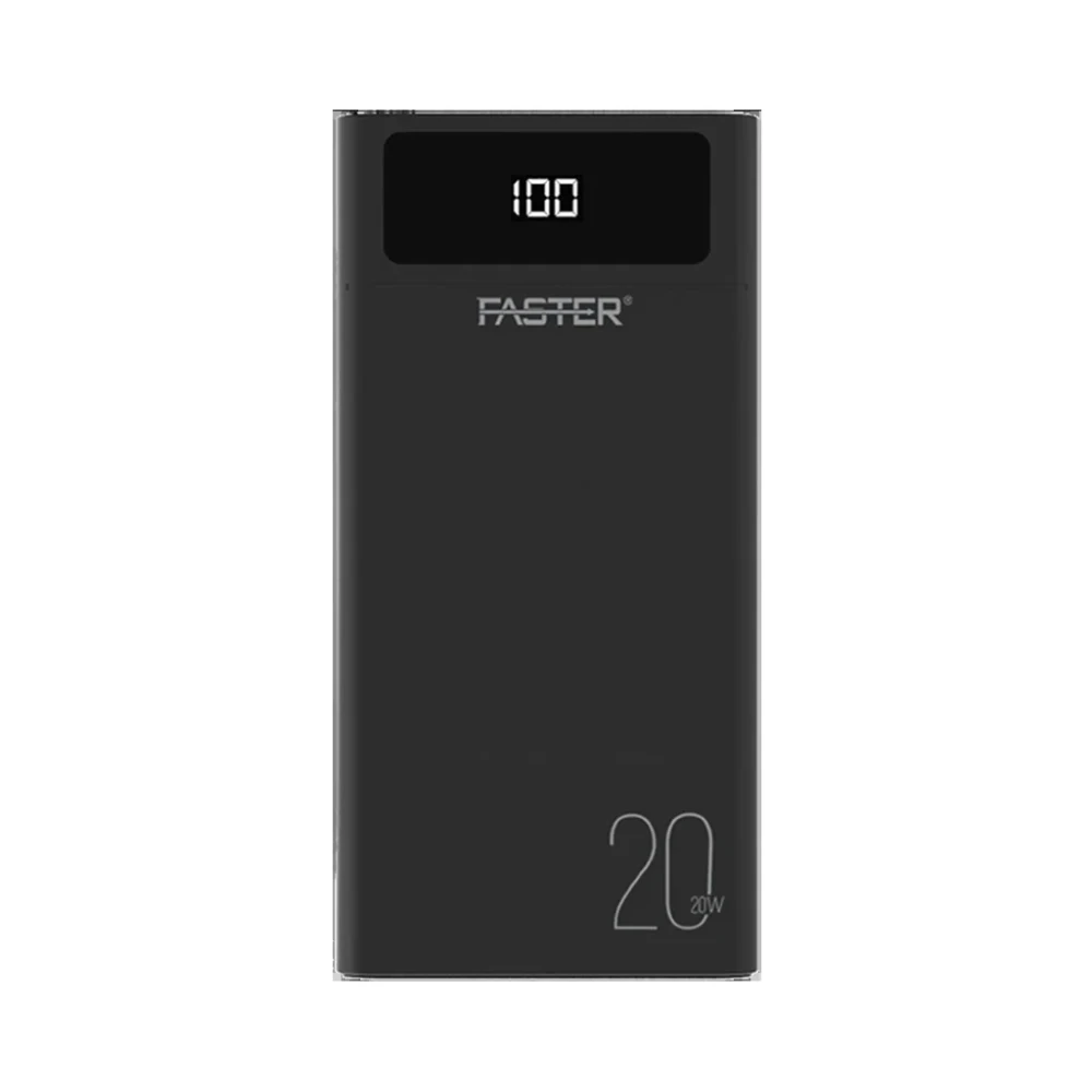 FASTER S20 PD-20W Qualcomm Quick Charge 3.0 Power Bank 20000 MAh