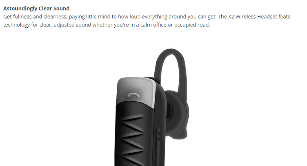 X2 Wireless Headset
