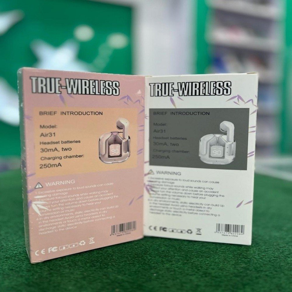 Air 31 TWS Transparent Earbuds