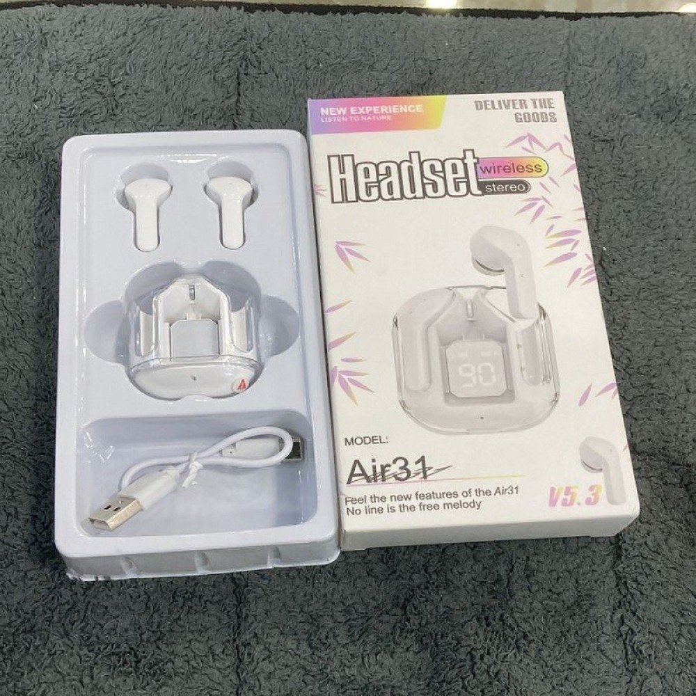Air 31 TWS Transparent Earbuds