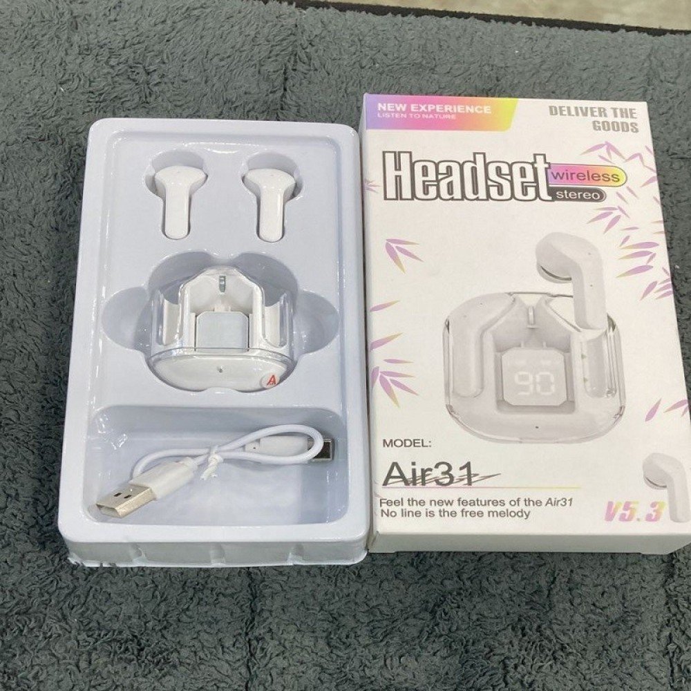 Air 31 TWS Transparent Earbuds