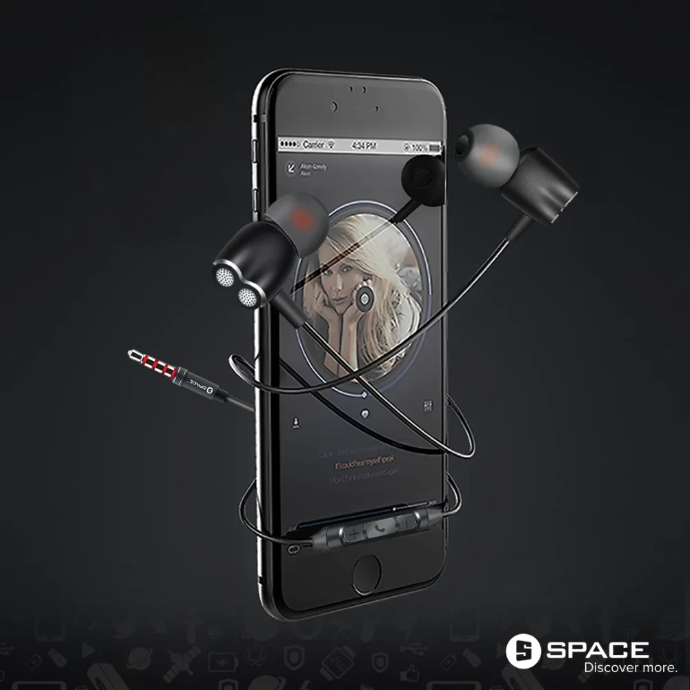 Vibrate Dual Speaker Earphones VT-535